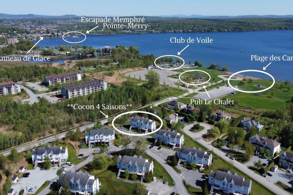 *Nouveaute* Foyer Au Bois, Plage, Montagne Et + Magog Bagian luar foto